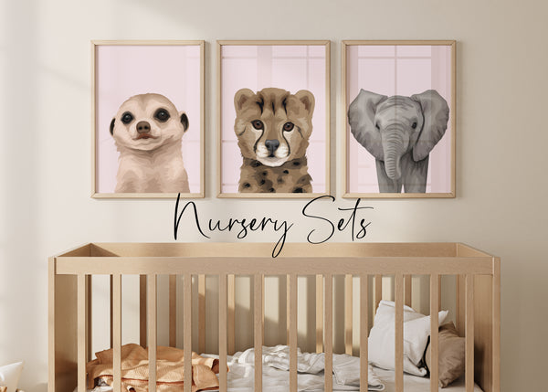 Nursery Print Sets - Safari